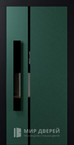 Железная дверь с замком по отпечатку пальца №8 внешняя - фото