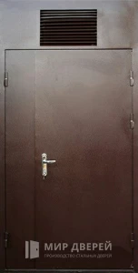 Железная дверь в электрощитовую №25 внешняя
