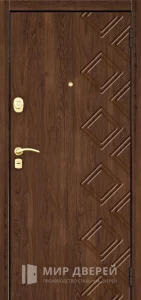 Входная дверь с МДФ панелью на дачу №65 внешняя - фото